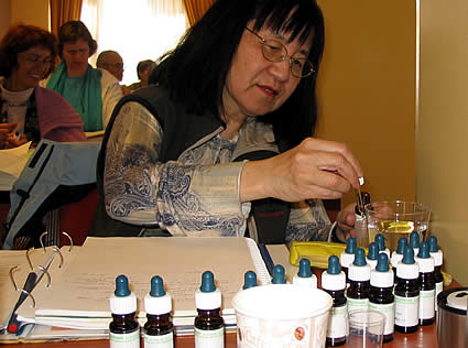 Careful measurement:15 drops of herb tincture to 2 ml of water